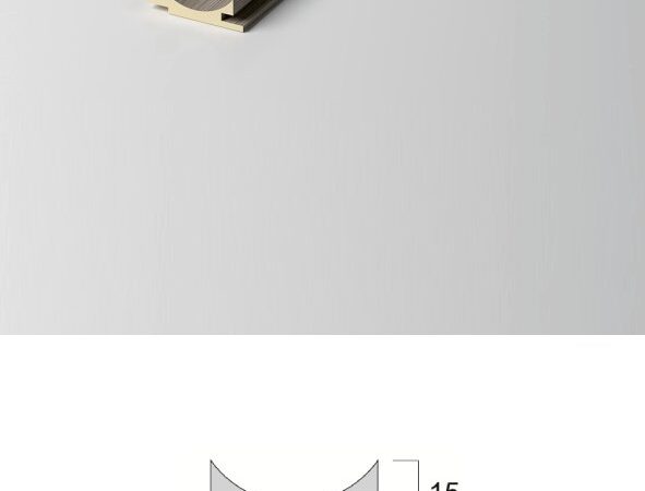 Element riflaj decorativ semicerc interior 40/15