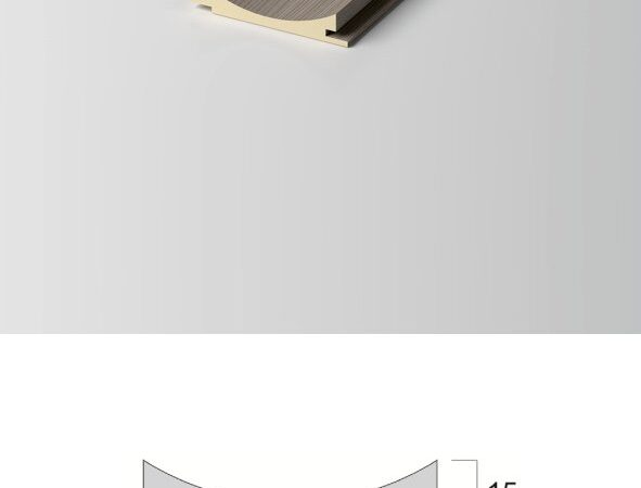 Element riflaj decorativ semicerc interior 70/15
